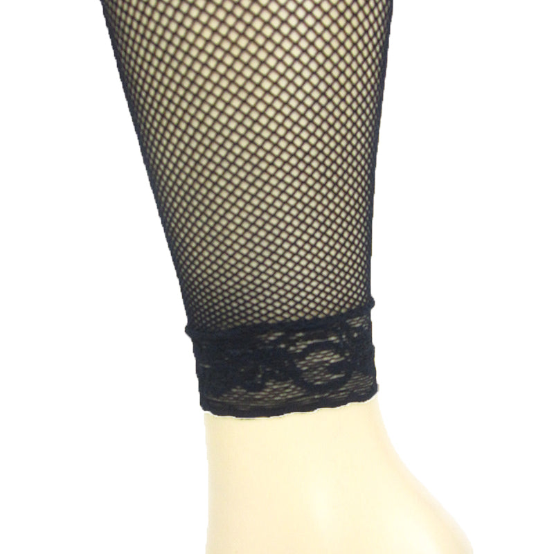 Lace Trim Footless Fishnet Tights-Leggsbeautiful – LEGGSBEAUTIFUL