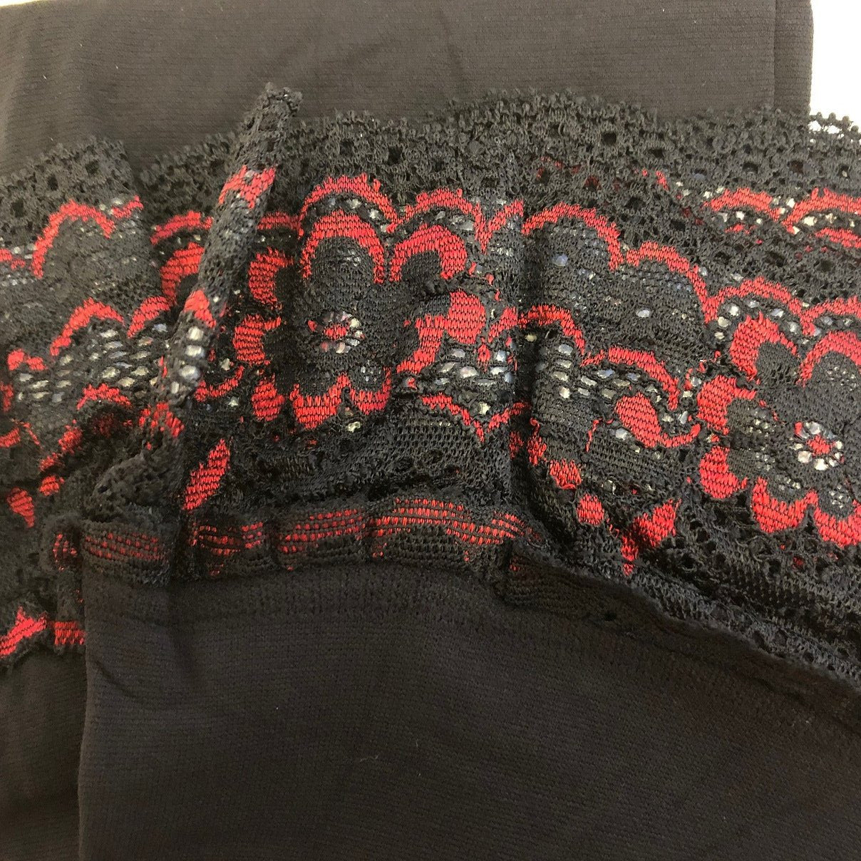 Andrea Bucci 50 Denier Lace Top Opaque Hold Ups - Leggsbeautiful