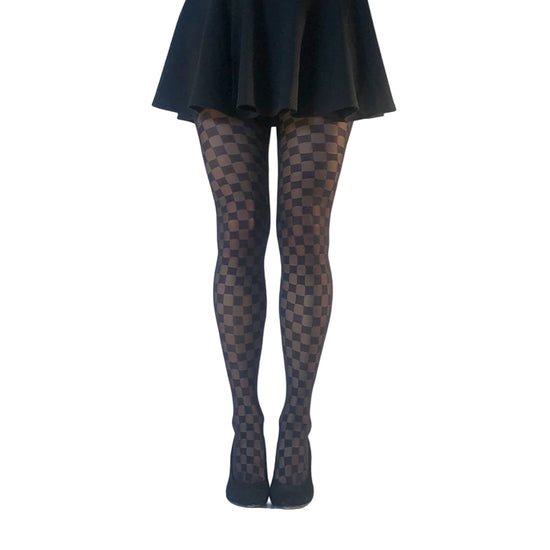 Gipsy Semi Opaque Checkerboard Tights