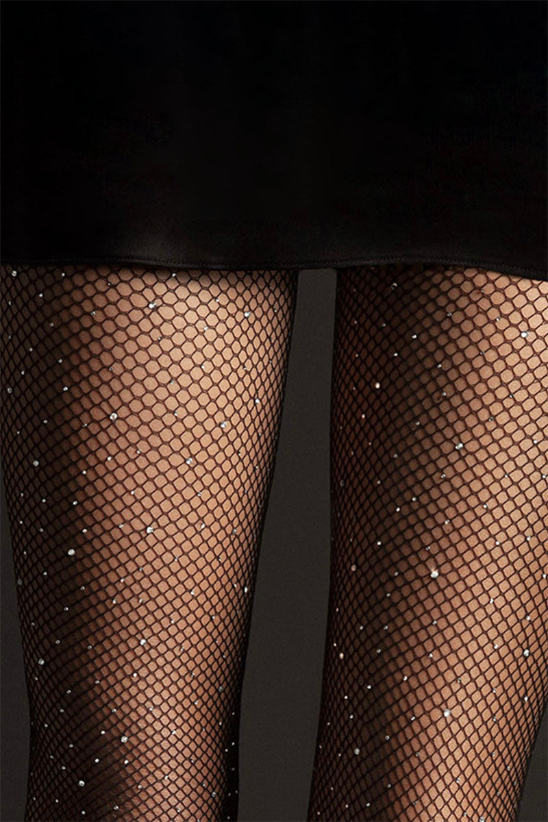 Brilliance Rhinestone Fishnet Tights – LEGGSBEAUTIFUL