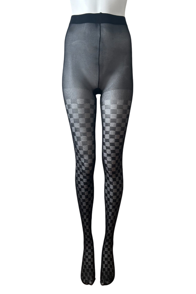 Gipsy Semi Opaque Checkerboard Tights