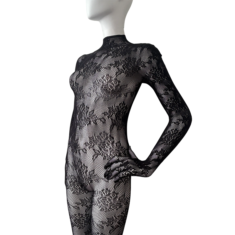 
                      
                        Chloe Gloved Footless Lace Open Back Bodystocking
                      
                    