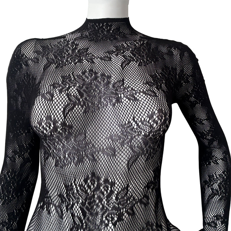 
                      
                        Chloe Gloved Footless Lace Open Back Bodystocking
                      
                    