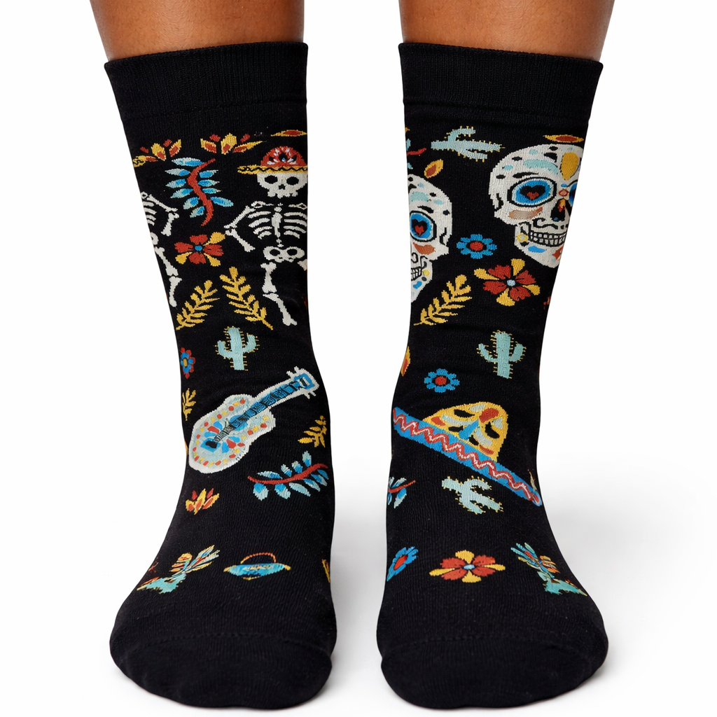 Cotton Blend Colourful Frida Ankle Socks - LEGGSBEAUTIFUL