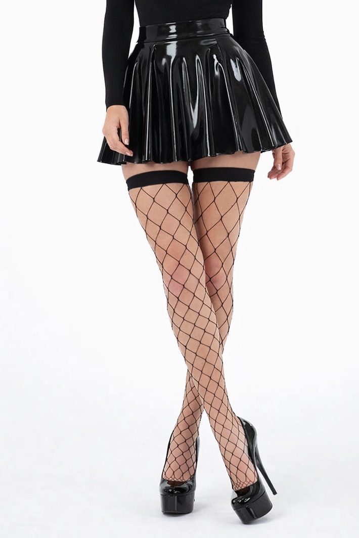 Classified Whale Net Plain Top Stockings