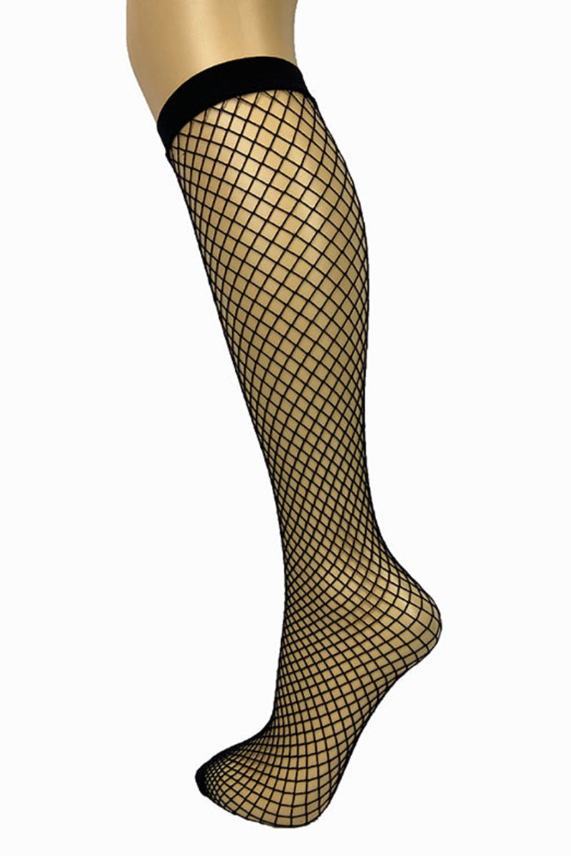 High Net Socks Mini Diamond Net Knee High Socks – LEGGSBEAUTIFUL