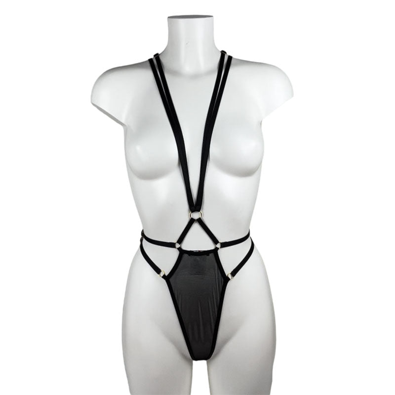 Load image into Gallery viewer, Passion Meggy Adjustable Elastic Thong Harness
