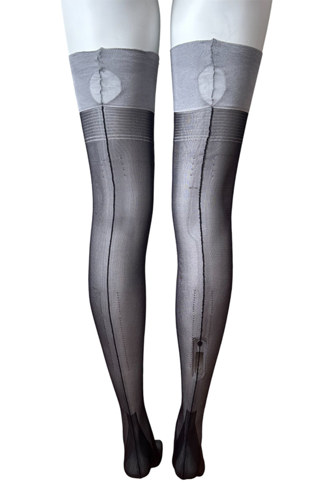 
                      
                        Fully Fashioned Vintage Seamed Stockings with Cuban Heel
                      
                    