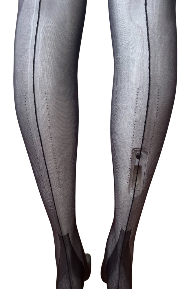 
                      
                        Fully Fashioned Vintage Seamed Stockings with Cuban Heel
                      
                    