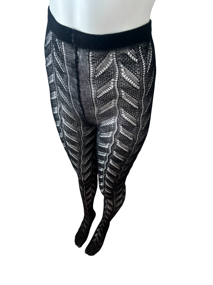 
                      
                        Natori Chevron Knit Pointelle Tights
                      
                    