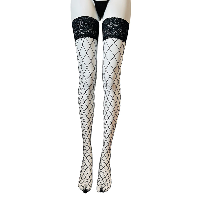 
                      
                        Silky Scarlet Lace Top Whale Net Hold Ups
                      
                    