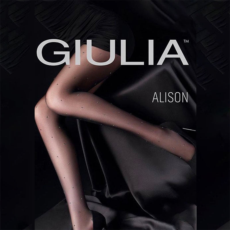 Giulia Alison 20 Denier Sheer Lurex Spot Tights