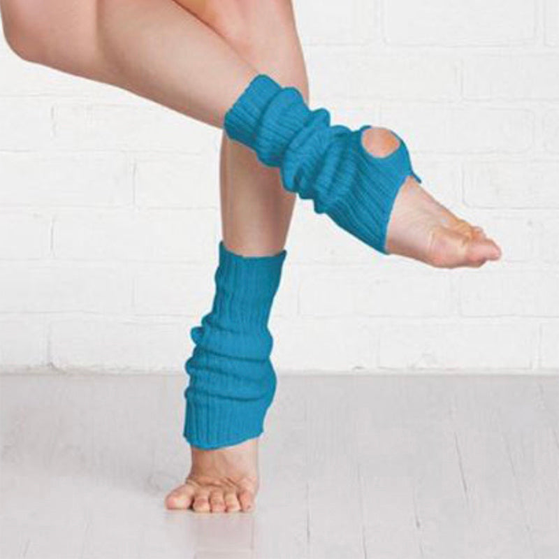 1st Positon Soft Acrylic 40cm Ribbed Stirrup Leg Warmers