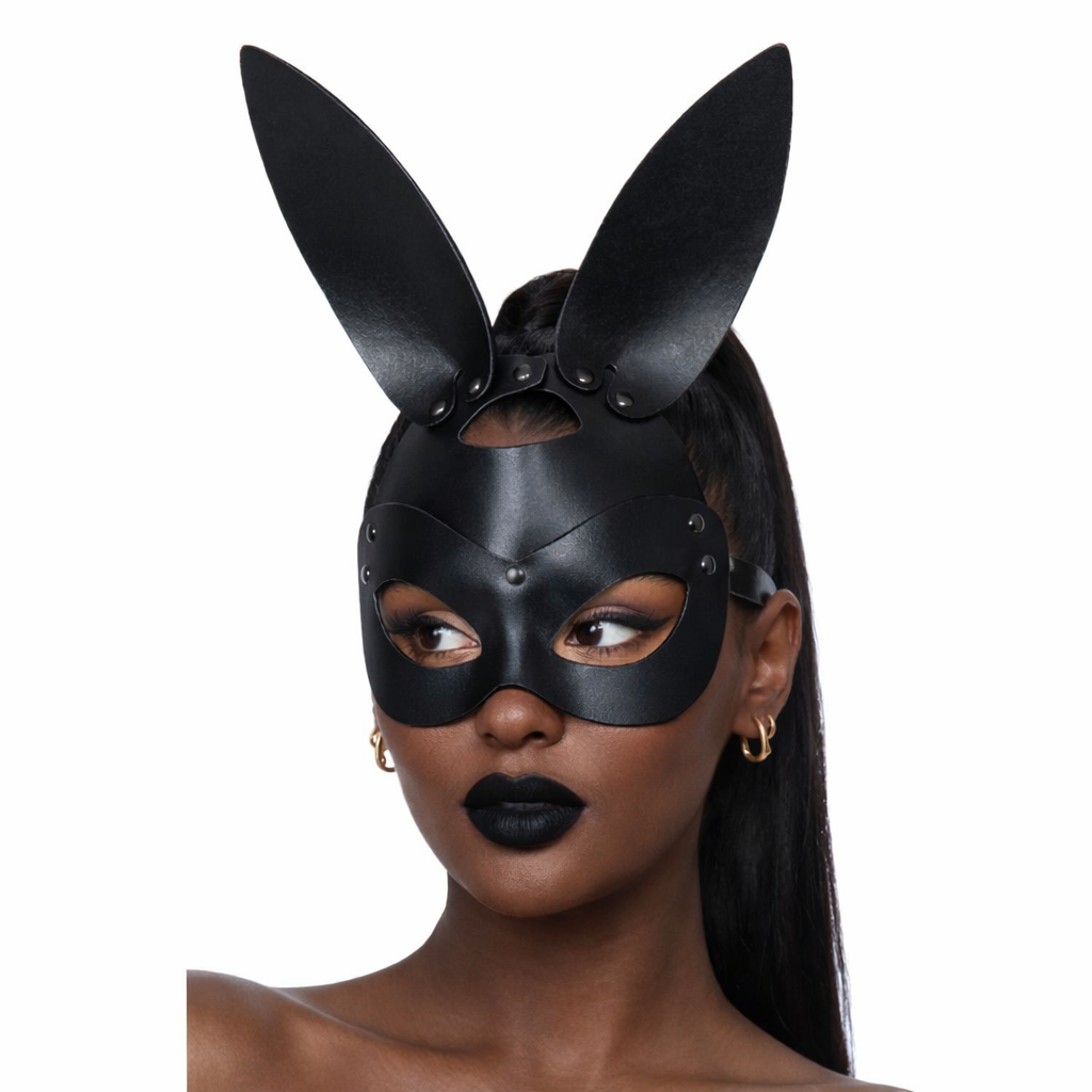 Fever Honey Bunny Faux Leather Rabbit Mask