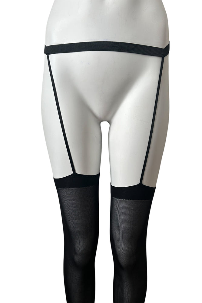 60 Denier Opaque Garter Stockings