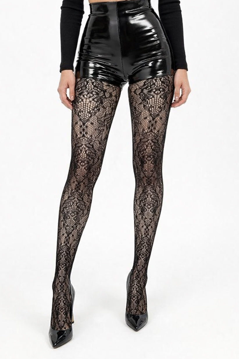 Gothic Chandelier Soft Stretch Lace Tights - LEGGSBEAUTIFUL