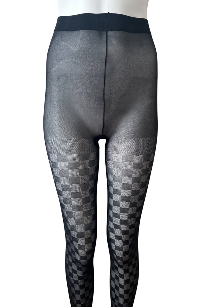 
                      
                        Gipsy Semi Opaque Checkerboard Tights
                      
                    