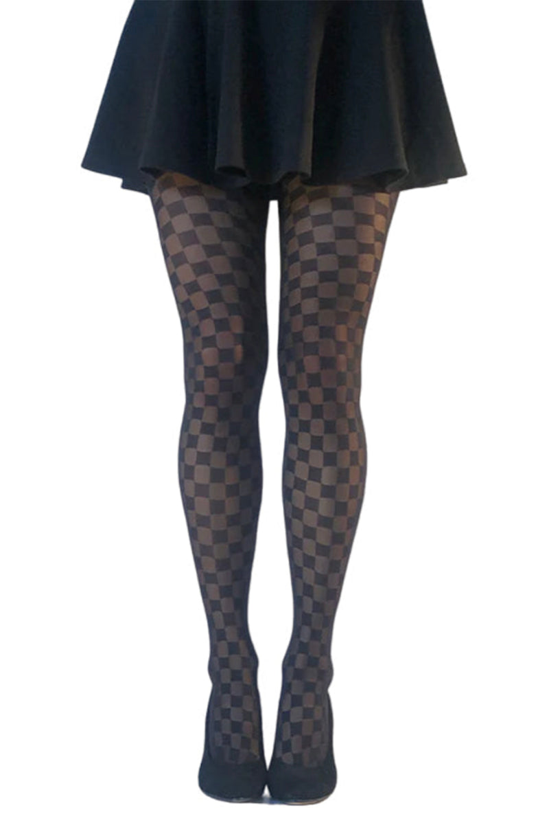 Gipsy Semi Opaque Checkerboard Tights