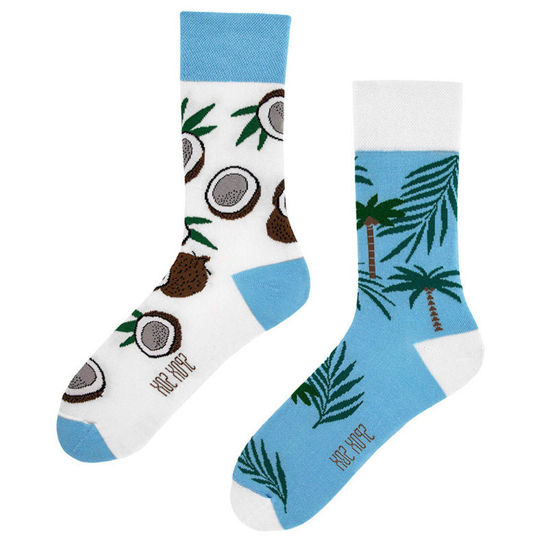 Load image into Gallery viewer, Spox Sox Cotton Coconut Trading Crew Socks
