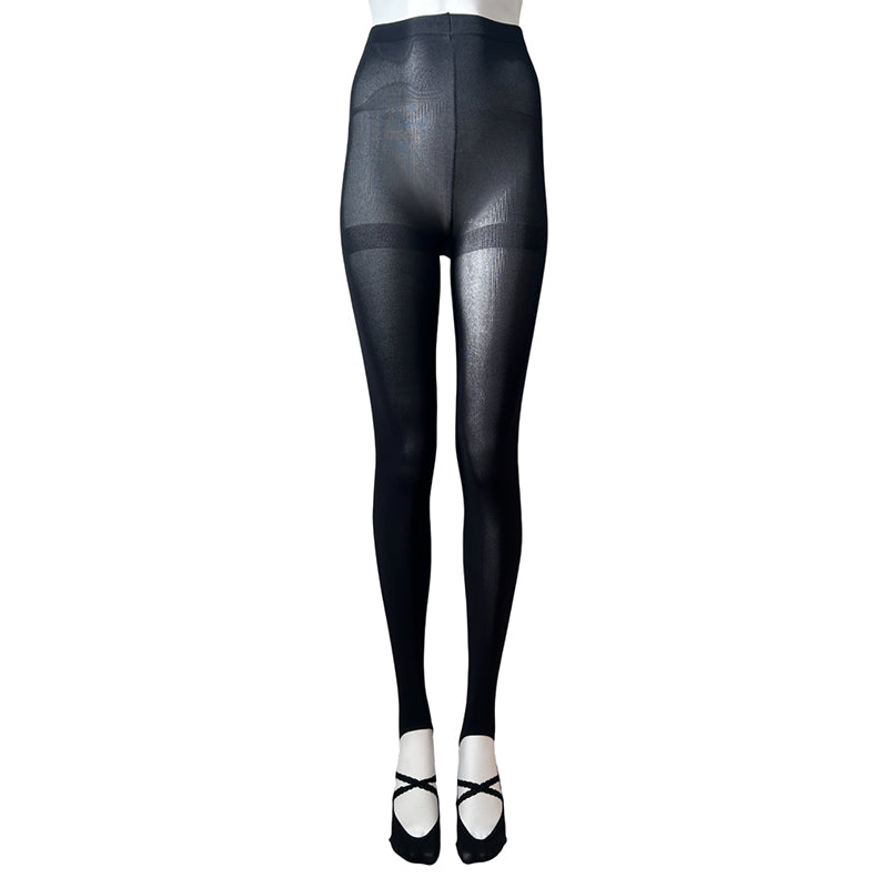 MeMoi 70 Denier Opaque Tights With Criss Cross On The Foot