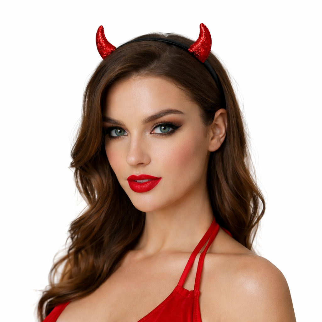 Sparkling Devil Horn Headband - LEGGSBEAUTIFUL