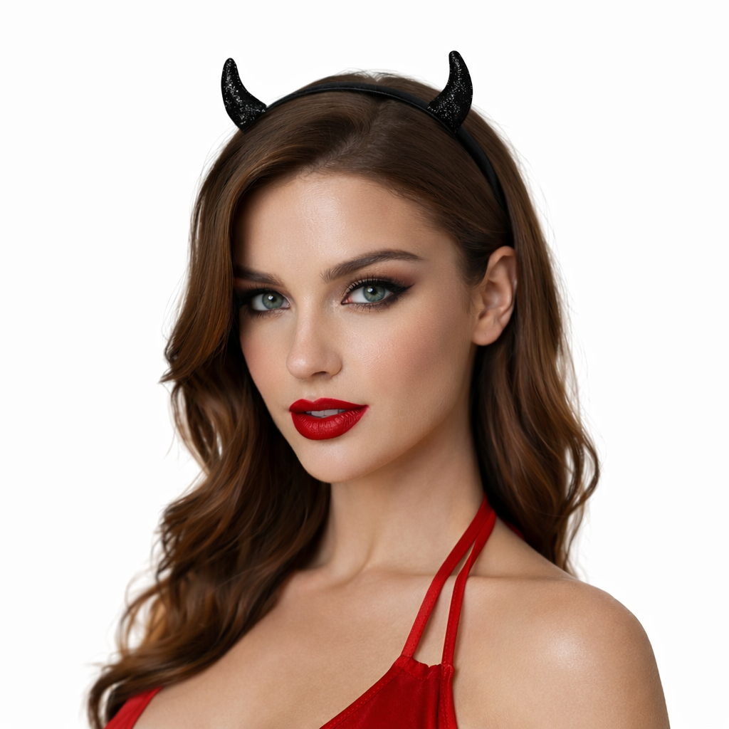 Sparkling Devil Horn Headband - LEGGSBEAUTIFUL