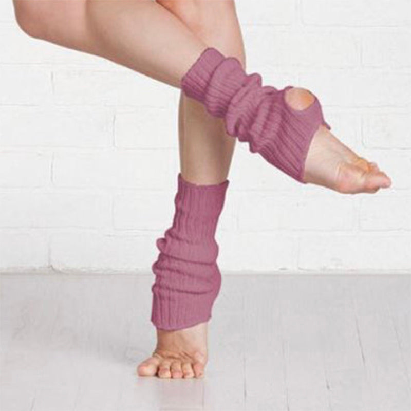 1st Positon Soft Acrylic 40cm Ribbed Stirrup Leg Warmers