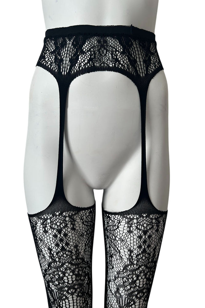 
                      
                        Chandelier Soft Stretch Lace Suspender Tights
                      
                    