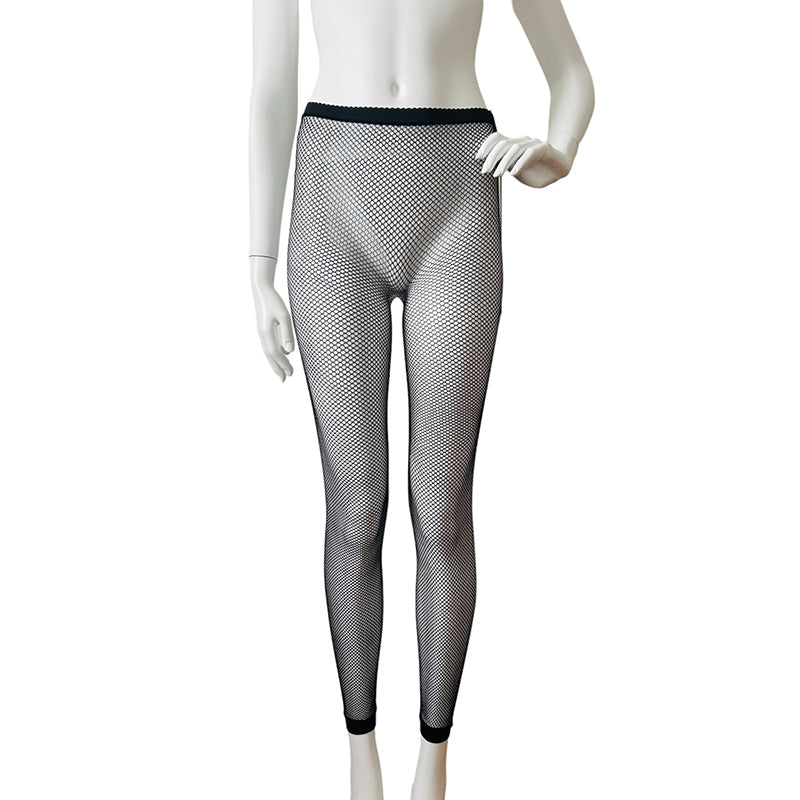 
                      
                        full-fishnet footless tights
                      
                    
