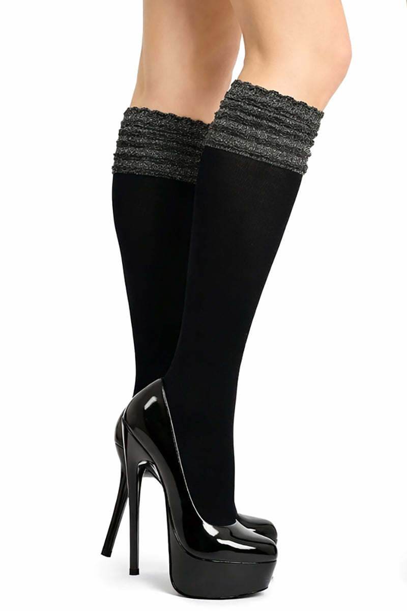 Veneziana Frill Top Knee High Socks