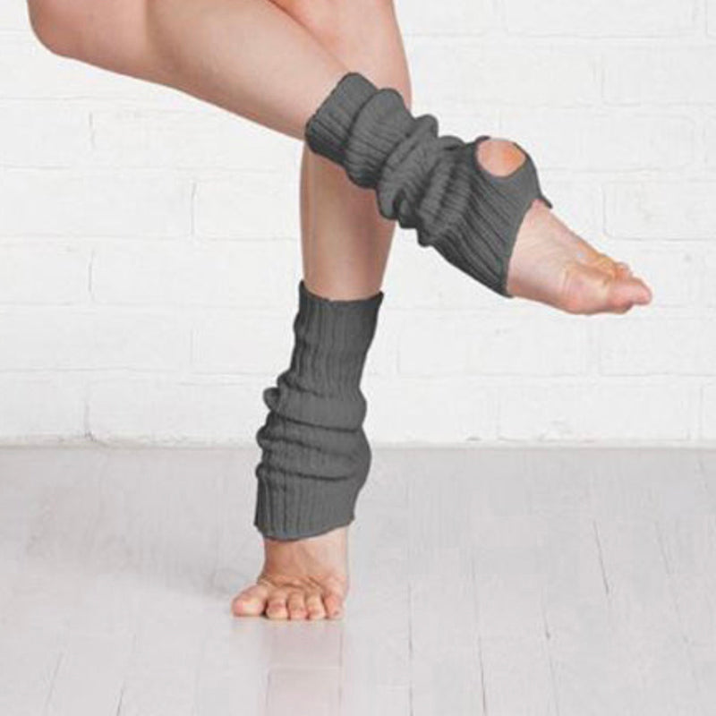 1st Positon Soft Acrylic 40cm Ribbed Stirrup Leg Warmers