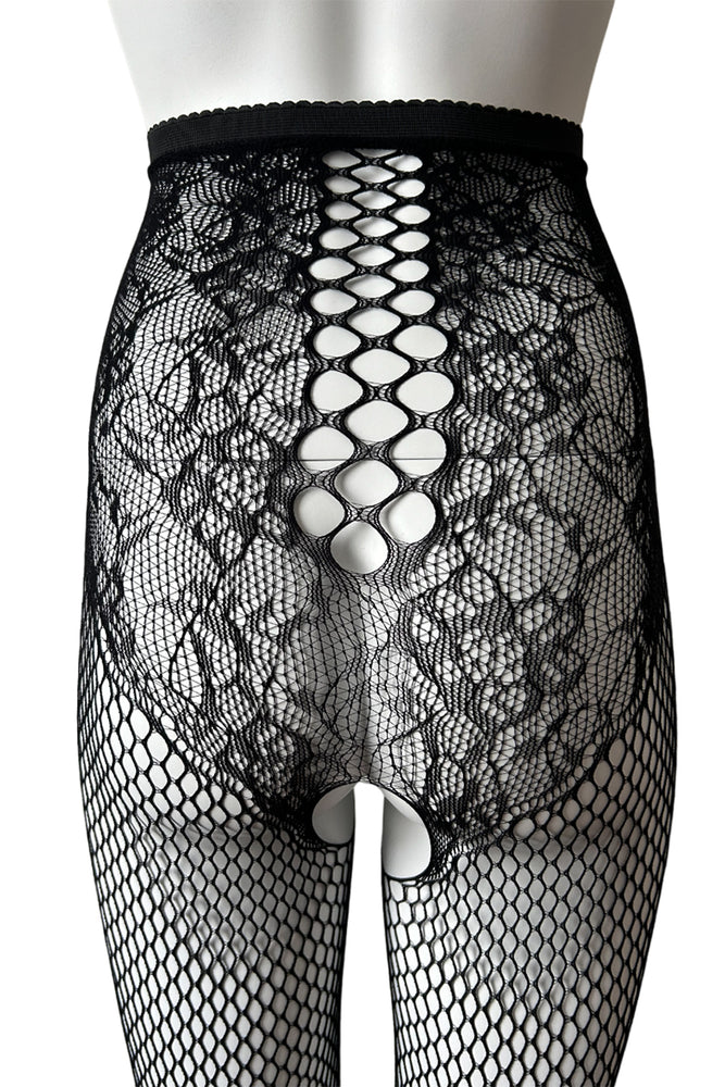 
                      
                        DITA High Waist Faux Panty Mini Diamond Fishnet Tights
                      
                    