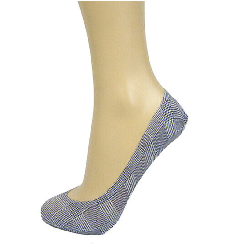 Magnetis Low Cut Non Slip Hounds Tooth Shoe Liner