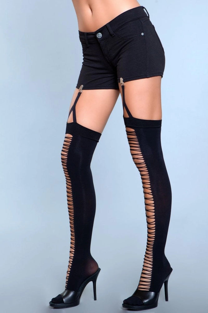 
                      
                        BeWicked Illusion Clip Garter Thigh Highs
                      
                    