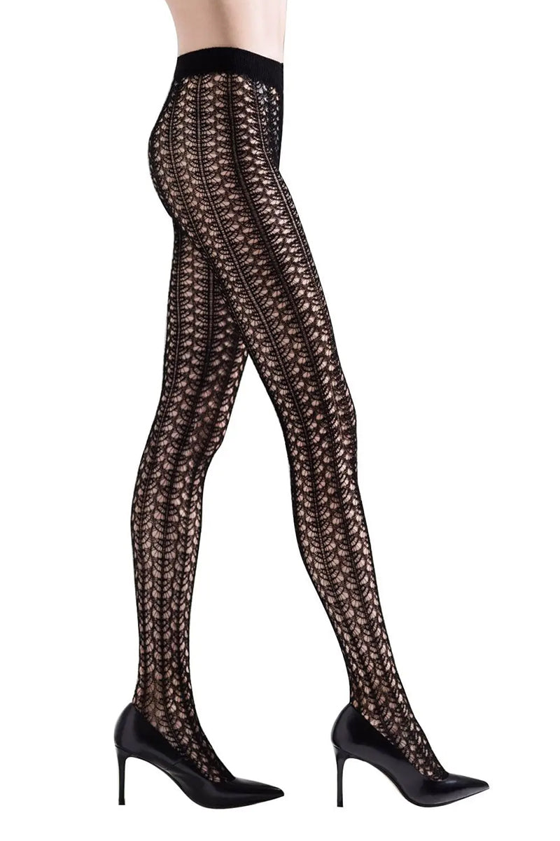 MeMoi Gobi Knit Pointelle Tights