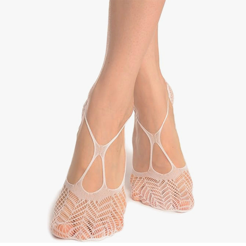 Veneziana Beresca Cross Front Net Footlets