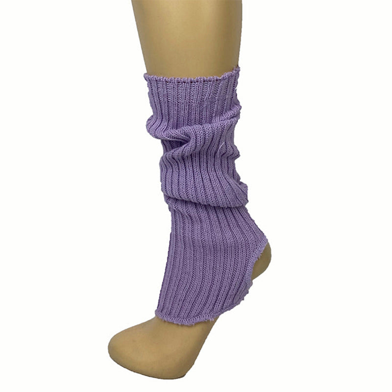 1st Positon Soft Acrylic 40cm Ribbed Stirrup Leg Warmers