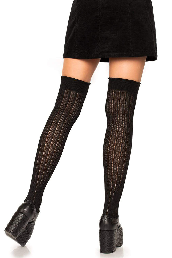 
                      
                        Leg Avenue Wide Band Ribbed Over The Knee Socks
                      
                    