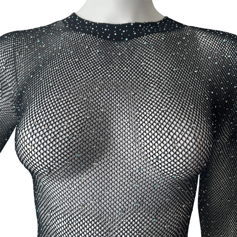 
                      
                        LYRIC Rhinestone Gloved Bodysuit
                      
                    