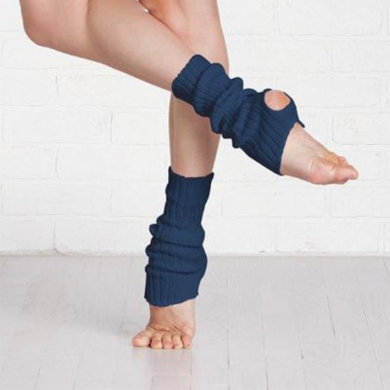 1st Positon Soft Acrylic 40cm Ribbed Stirrup Leg Warmers