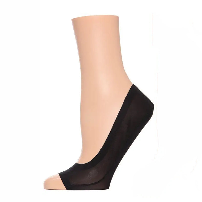 Sheer Open Toe Non Slip Shoe Liners