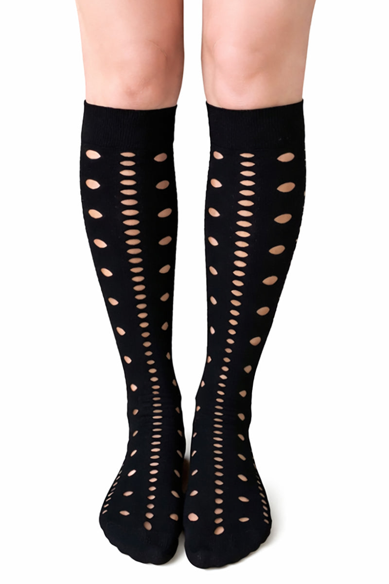 Pamela Mann Pothole Knee High Socks - LEGGSBEAUTIFUL
