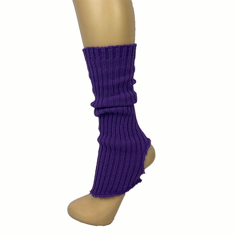 1st Positon Soft Acrylic 40cm Ribbed Stirrup Leg Warmers