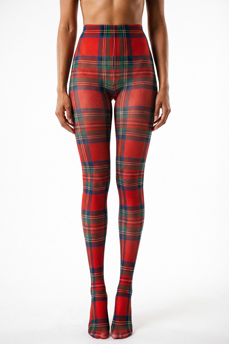 Opaque Tartan 70 Denier Print Tights