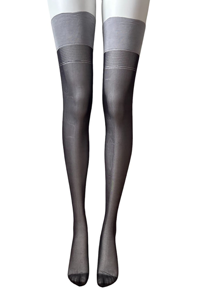 
                      
                        Fully Fashioned Vintage Seamed Stockings with Cuban Heel
                      
                    