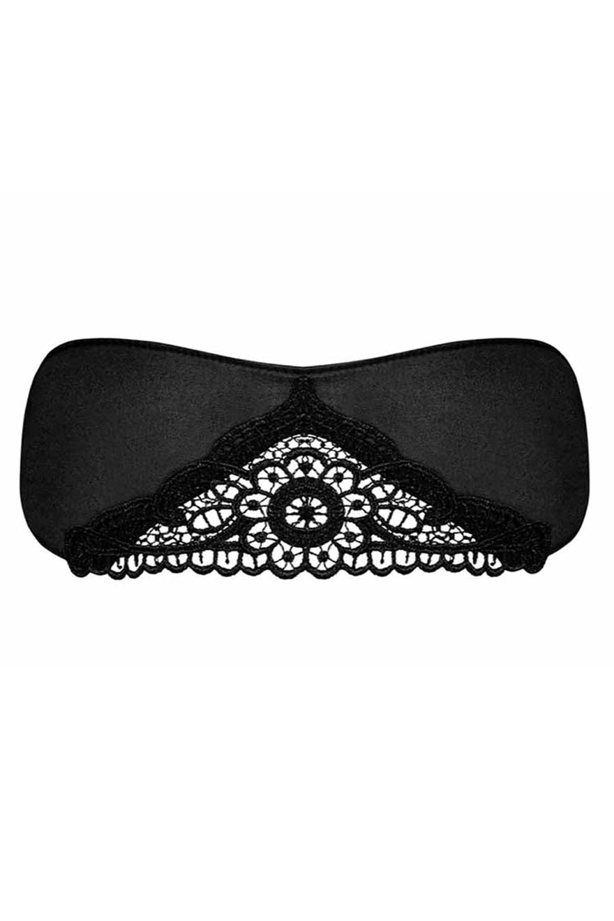 Obsessive Satin And Lace Eye Mask