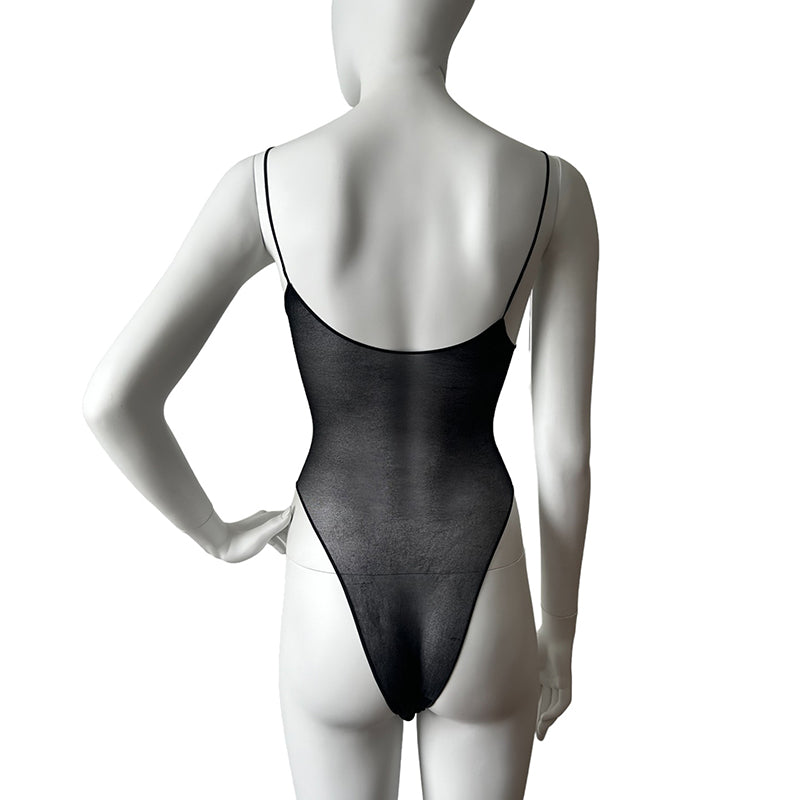 
                      
                        BARE Sheer Spaghetti Strap Bodysuit
                      
                    