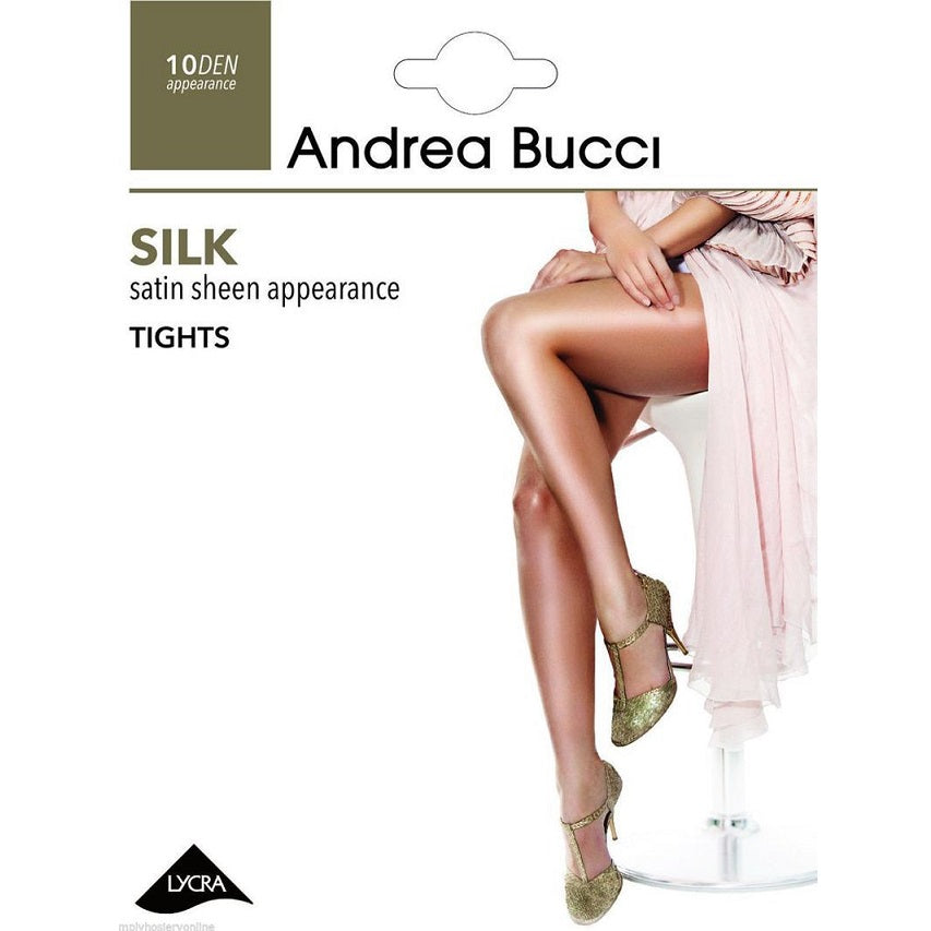 Andrea Bucci 10 Denier Silk Sheer Tights - Leggsbeautiful