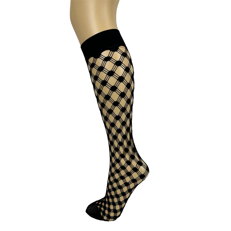 Load image into Gallery viewer, Pamela Mann Small Drill Knee High Socks
