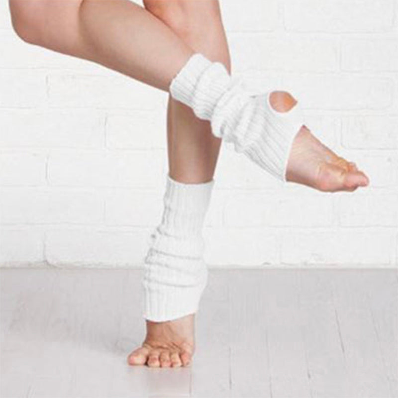 1st Positon Soft Acrylic 40cm Ribbed Stirrup Leg Warmers